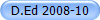 D.Ed 2008-10